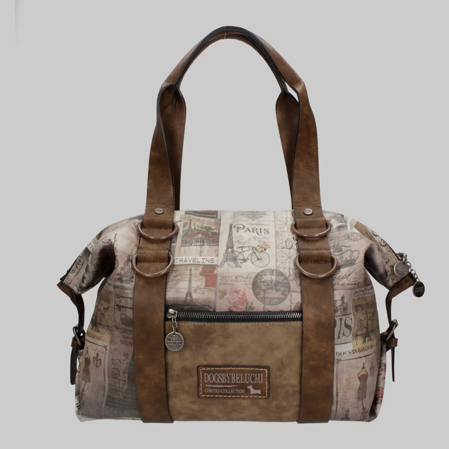 Damen Umhängetasche mit Paris-Motiven