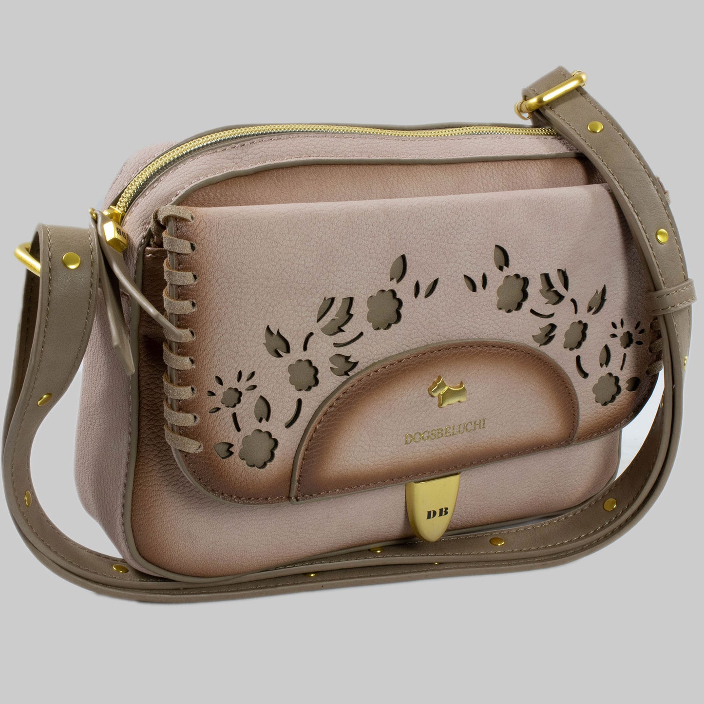 Florale Eleganz mit modernem Flair: Damen Umhängetasche