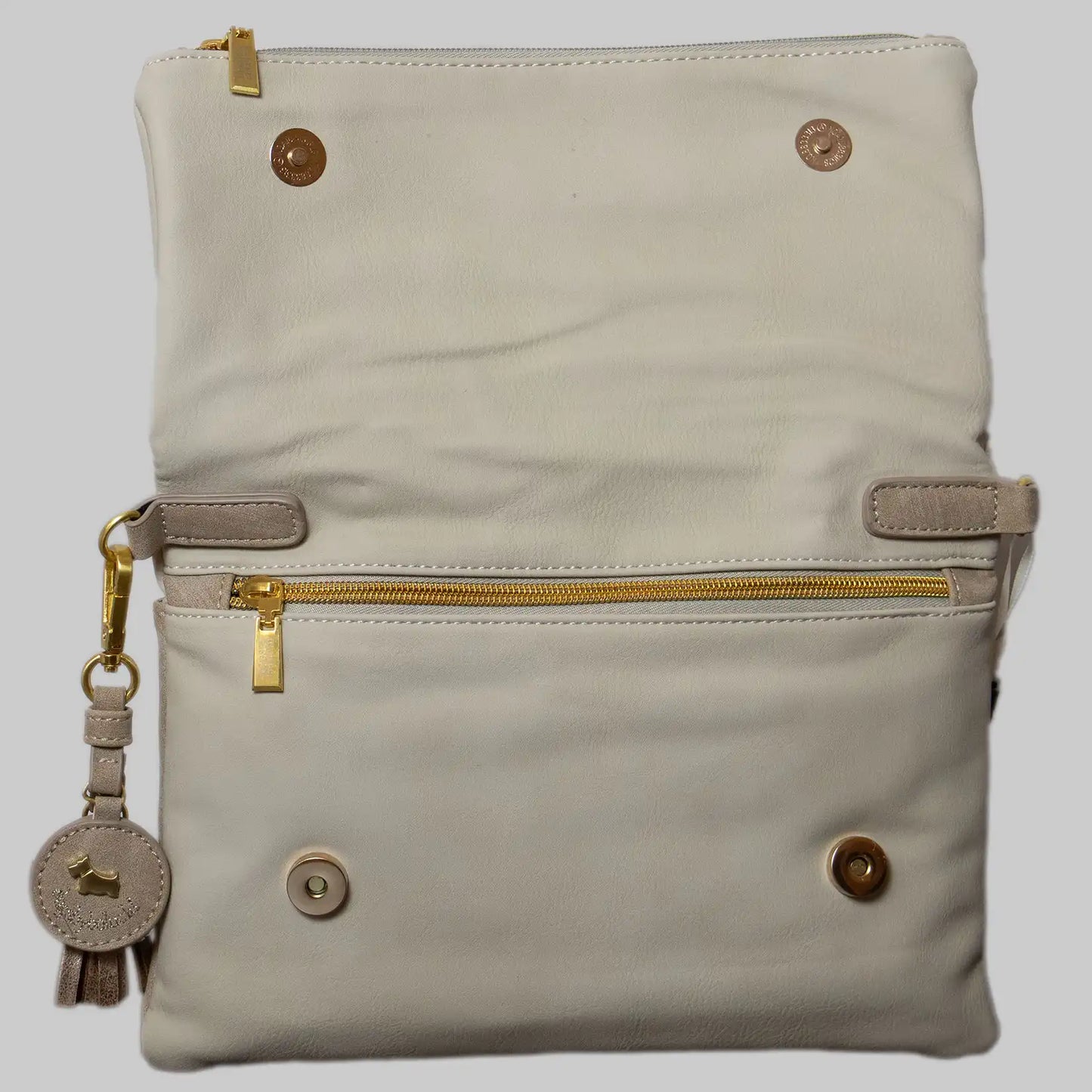 Elegant & vielseitig: Damen Umhängetasche mit gestepptem Blumenmuster