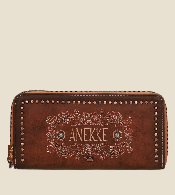 Arizona Portemonnaie Braun Nieten