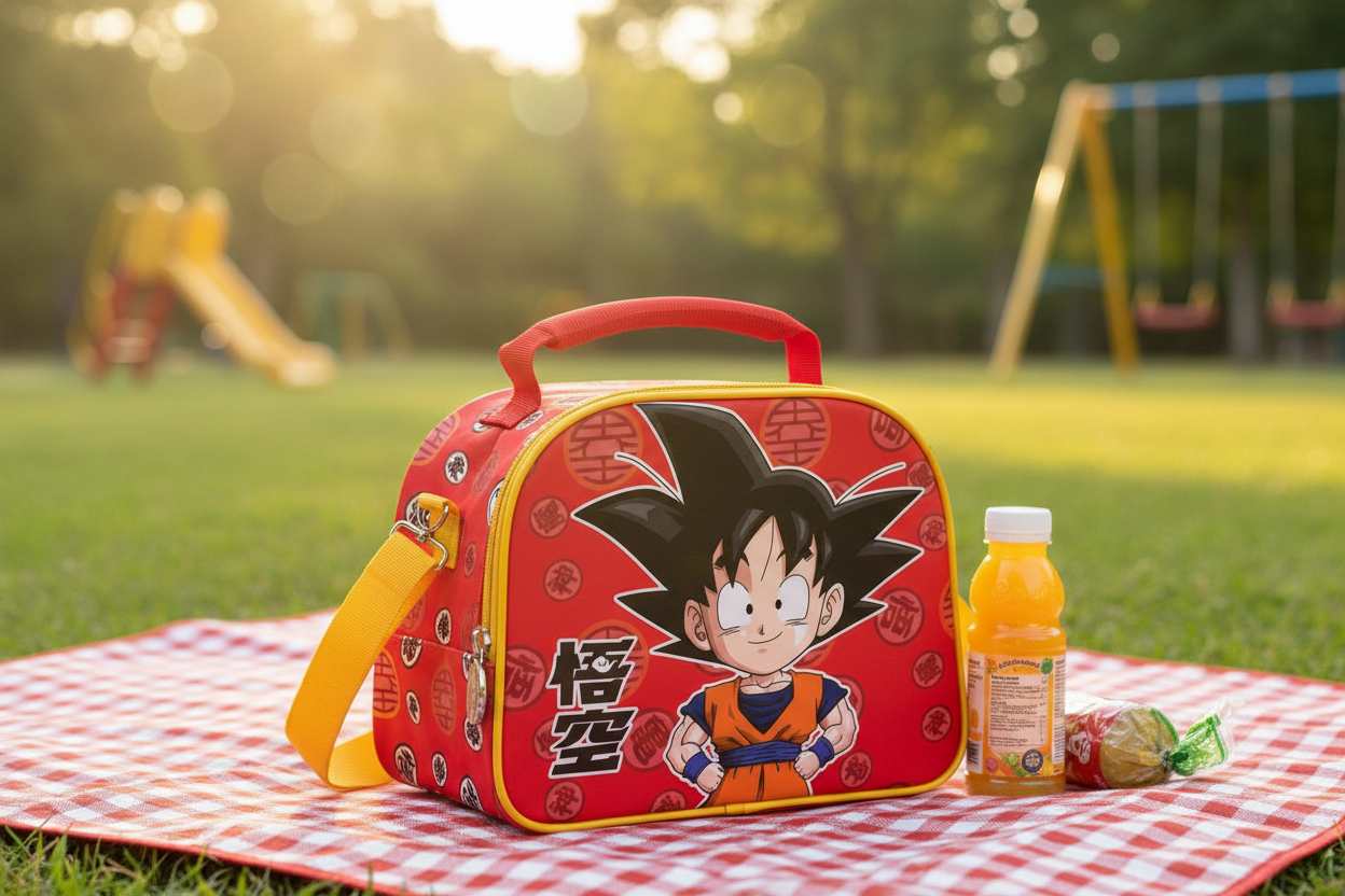 Dragon Ball Flying Nimbus Lunch Box Red Goku Insulated