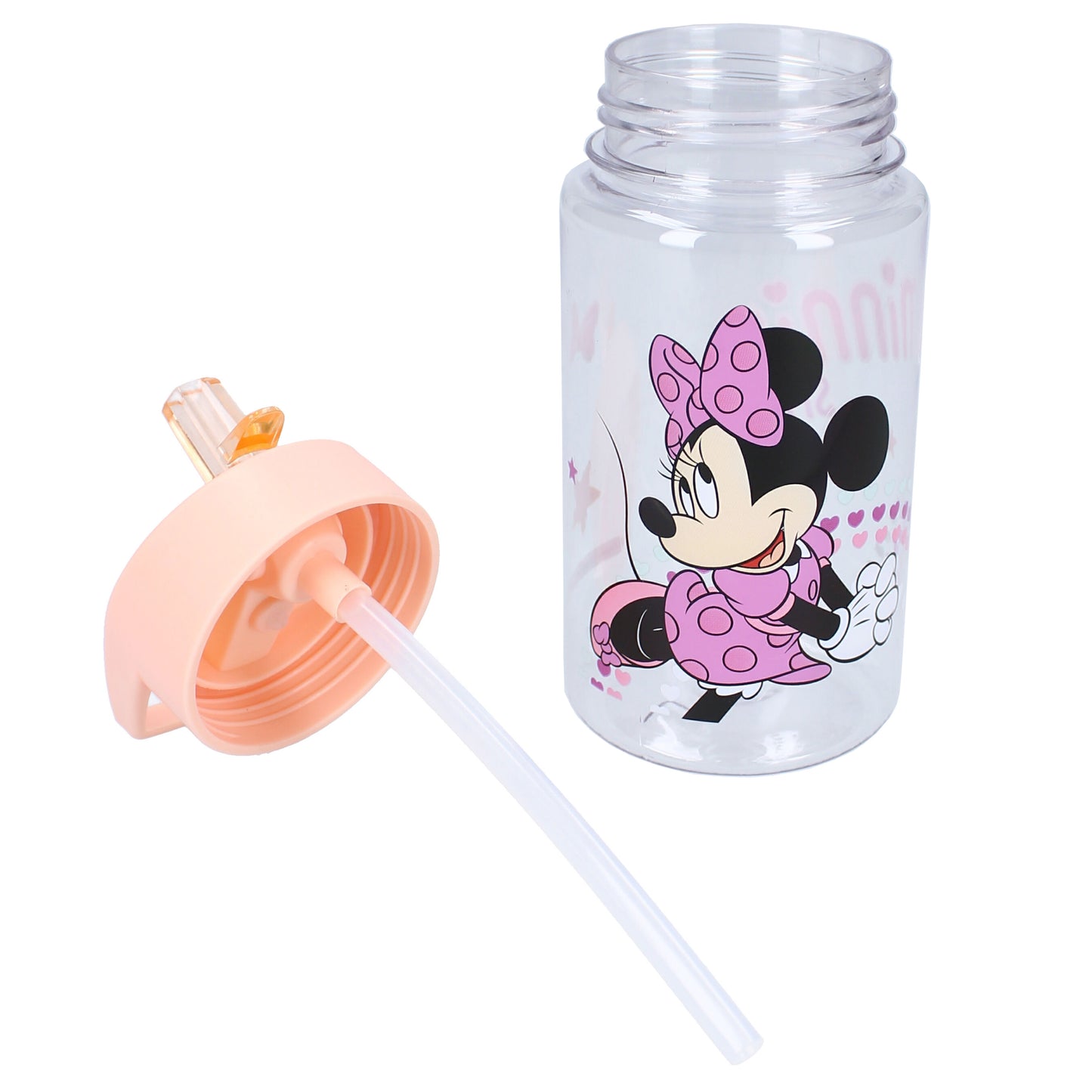 Fröhlich unterwegs: Minnie Mouse "Drink Up" Trinkflasche (450 ml)