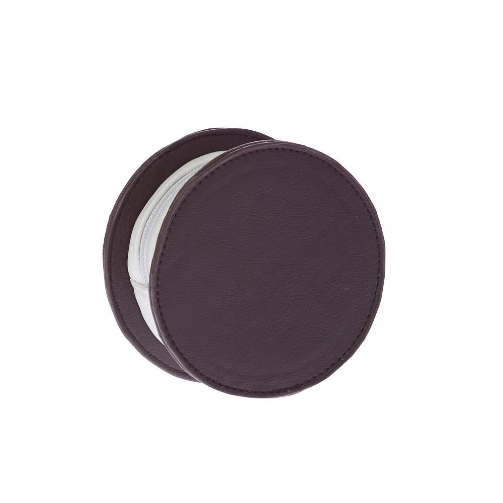 Black Cookie Münzgeldbörse Braun Keks Design Reißverschluss