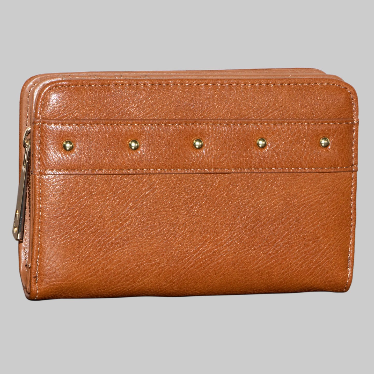 Stylish & practical: Women's wallet - Brown/Cognac