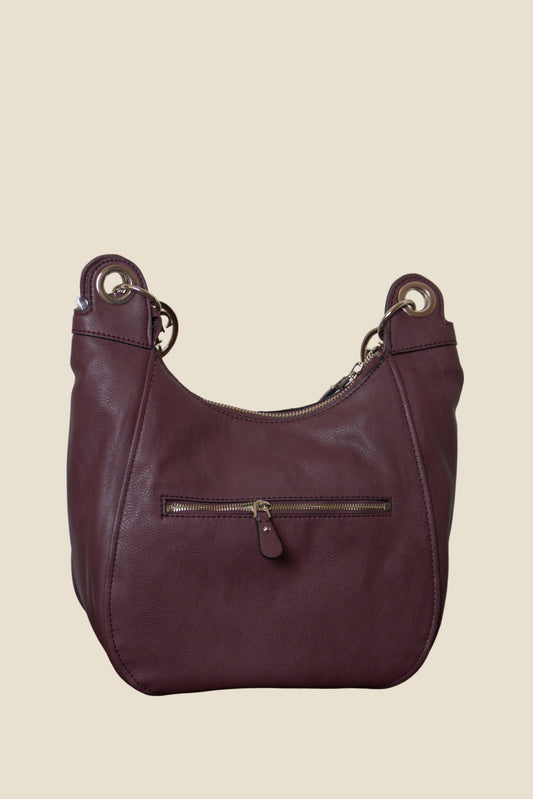 Alana Hobo-Bag Burgunder