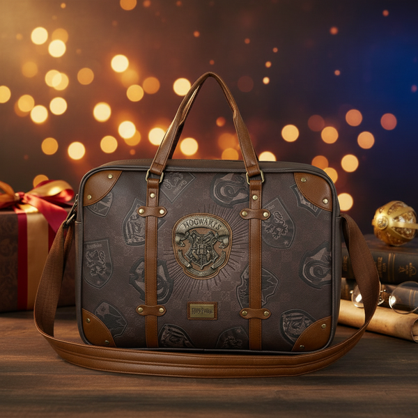 Harry Potter Pride Laptop Bag Brown Hogwarts