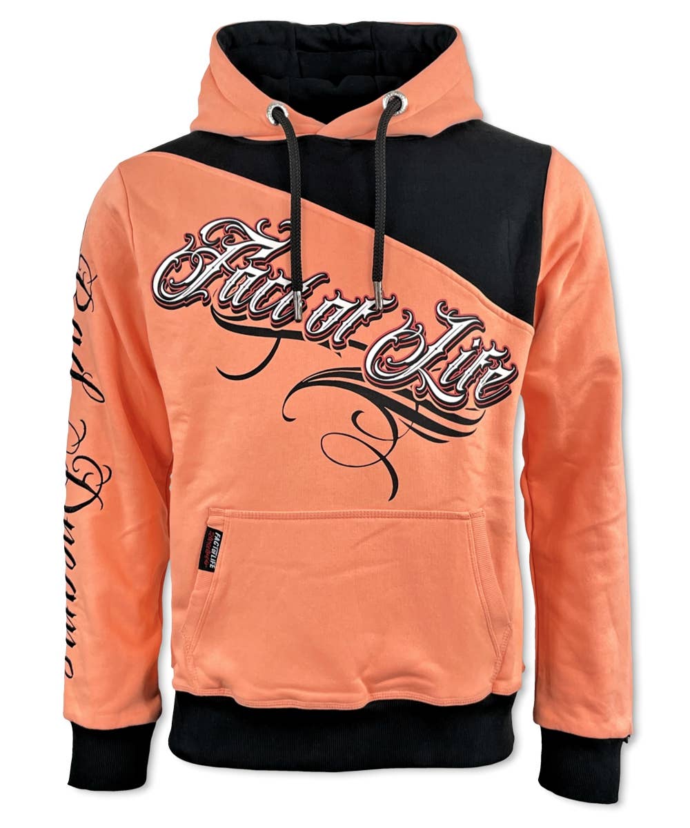 Fact of Life Hoodie "Bad Dreams" - Papaya Punch Orange