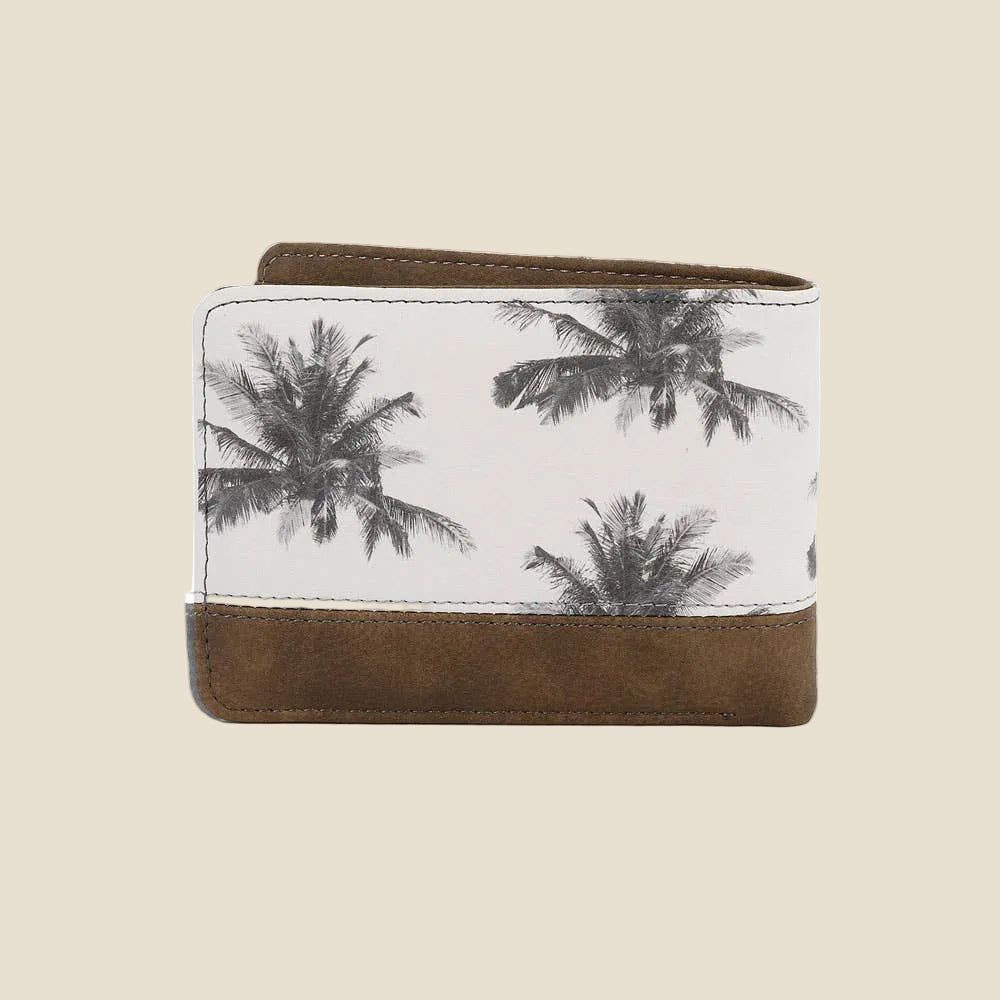 Pacific Urban Portemonnee Wit Palmenprint