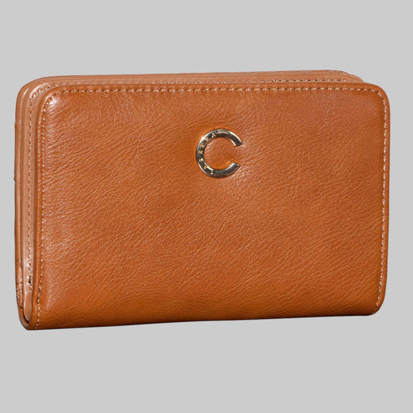Wallet Cognac Studs