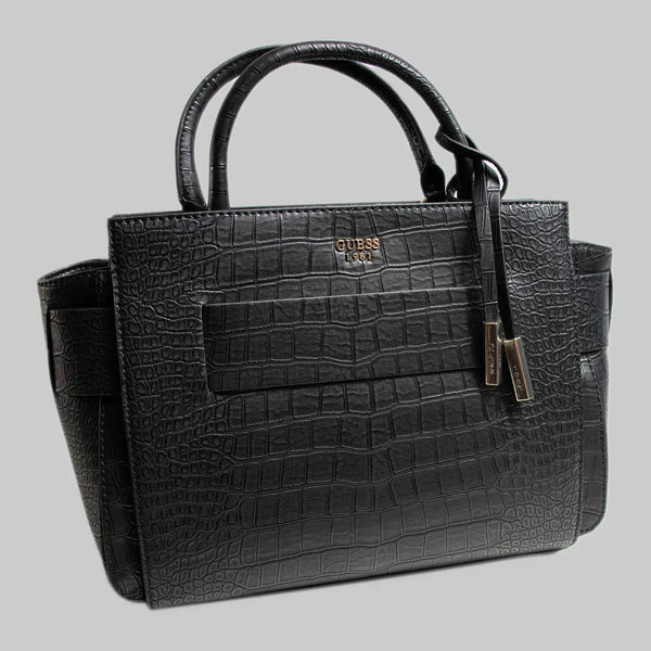 Moritz Handbag Black Croc-Effect Faux Leather