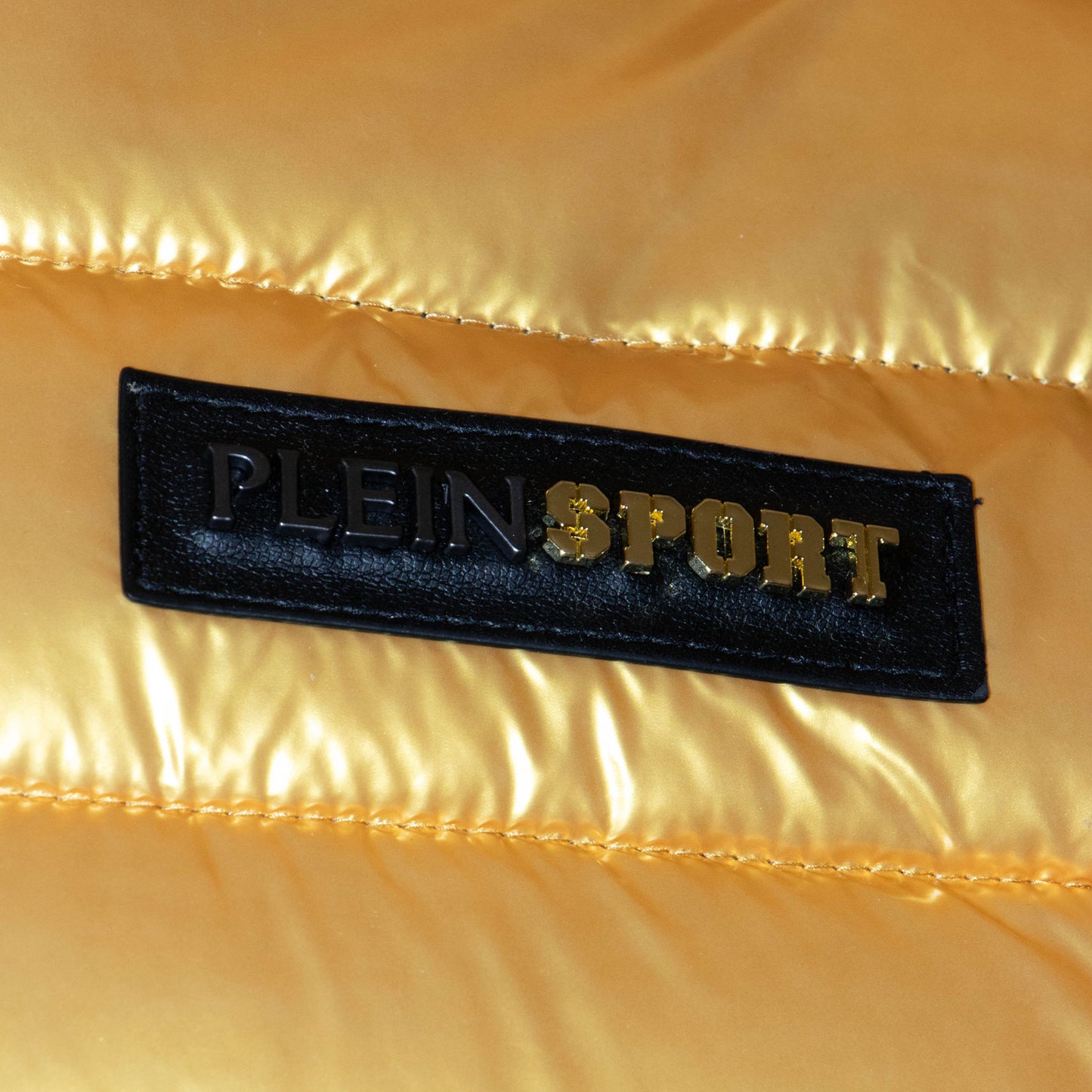 Plein Sport Damen Winterjacke Gold Steppjacke Outlet