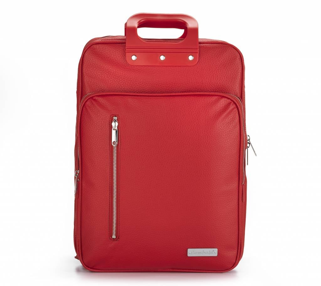 Stilvoll & praktisch: City Laptop Rucksack – Rot