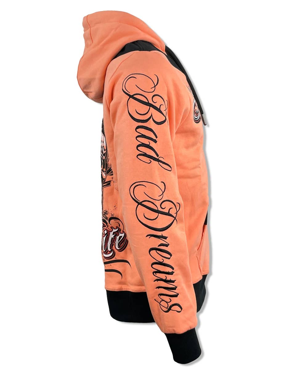 Fact of Life Hoodie "Bad Dreams" - Papaya Punch Orange