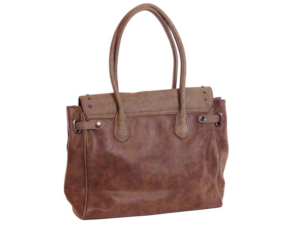 Klassische Eleganz: Damen Handtasche "Taope" (Braun)