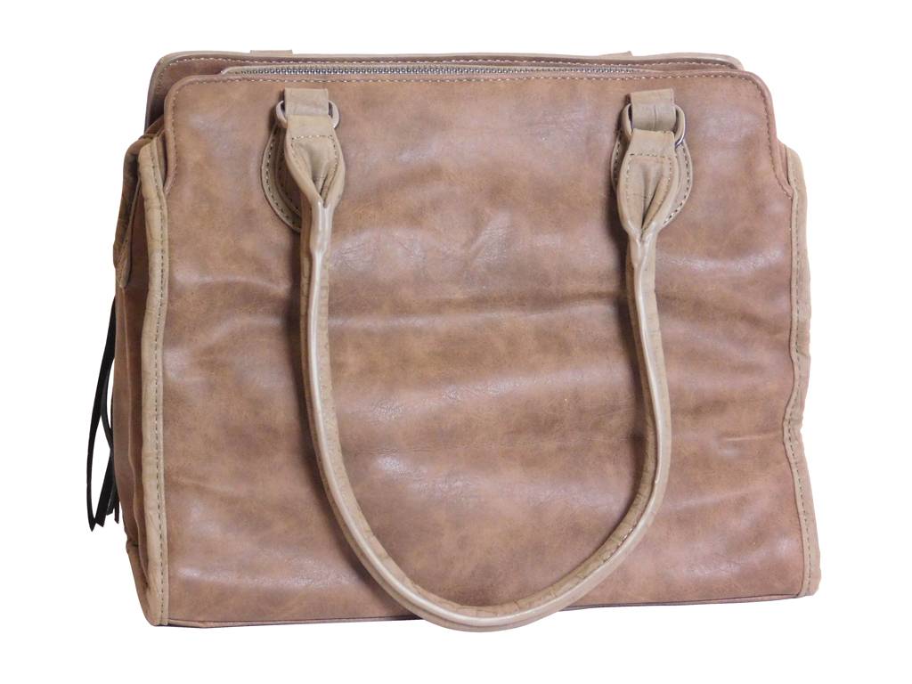 Eleganz trifft Funktionalität: Damen Handtasche "Taope" (Braun)