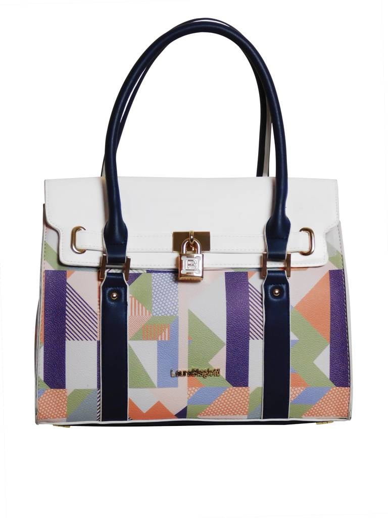 Kleurrijk design en functionaliteit: damestas van imitatieleer met ruitjesmotief