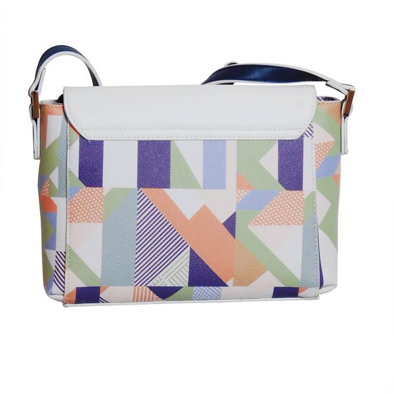 Kleurrijk design & functionaliteit: Dames schoudertas met ruitjesmotief