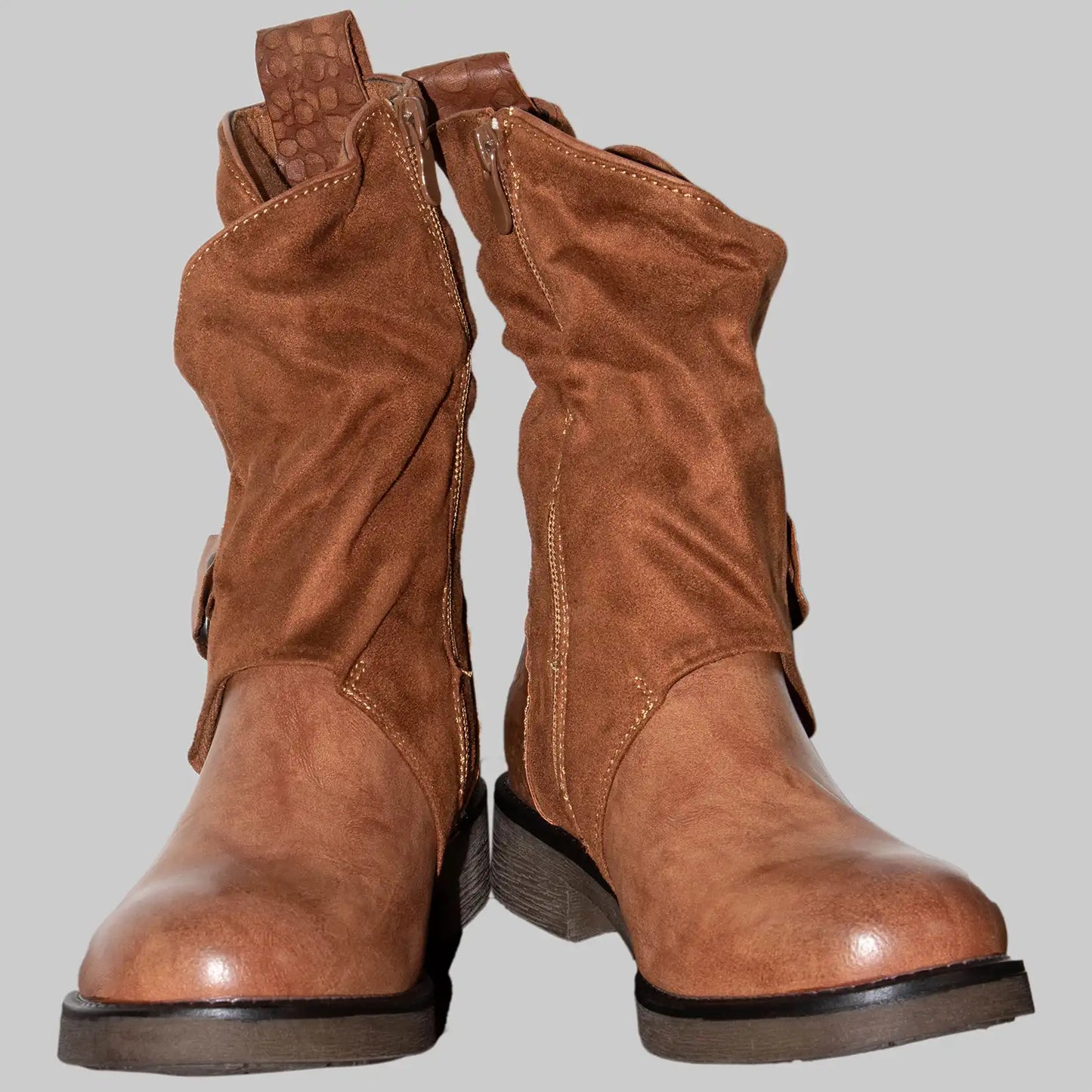 Bequem & Stilvoll: Damen Stiefeletten (Braun)