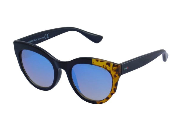 Varigotti Sonnenbrille Schwarz/Schildpatt – TR90, Verspiegelt, UV-Schutz Kategorie 2