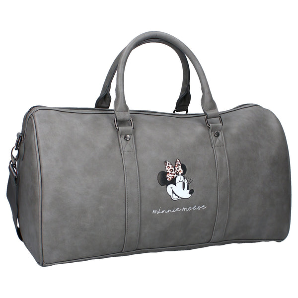 Minnie Mouse Travel Bag Grey "Great Journeys Ahead"