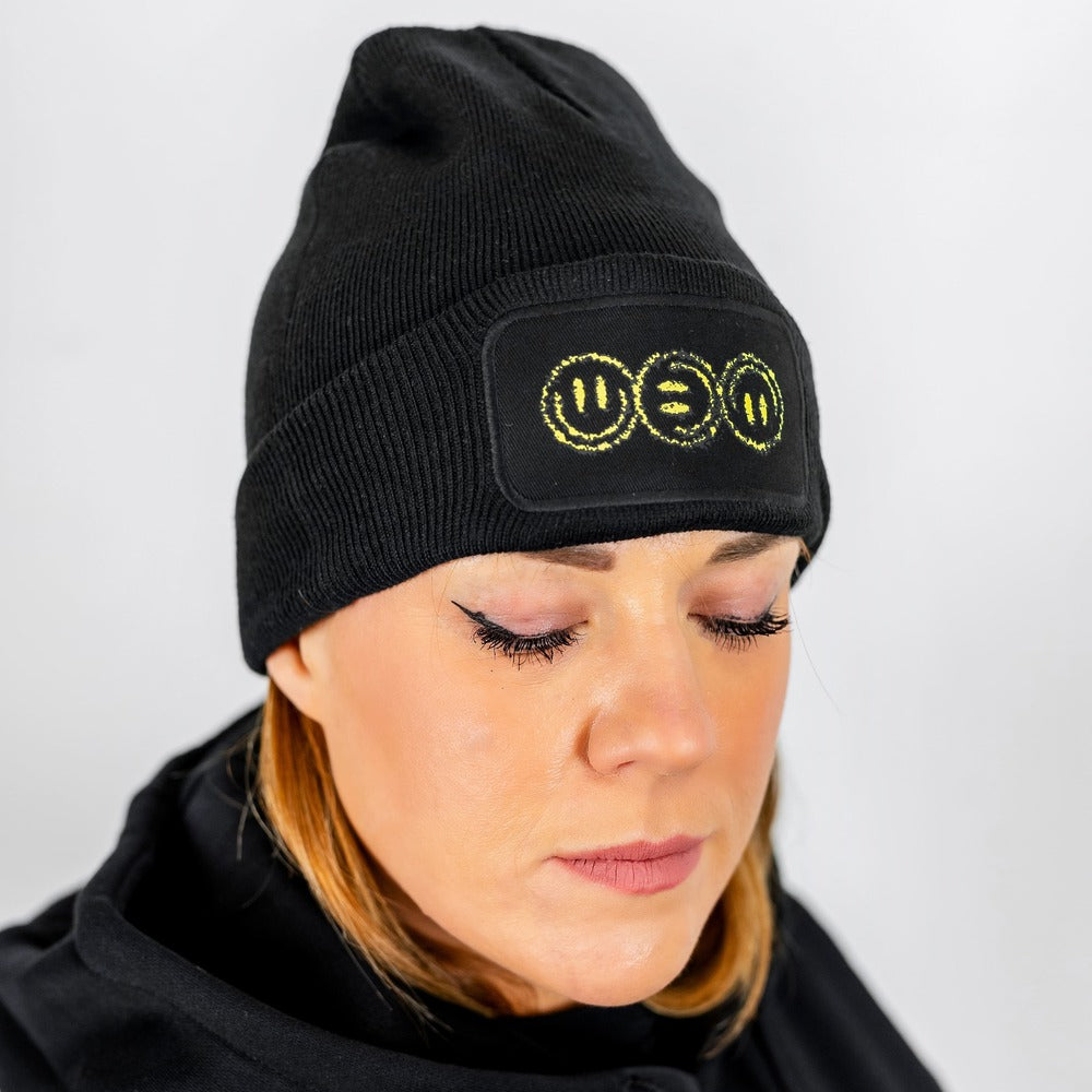Off Track recycled Beanie (schwarz)