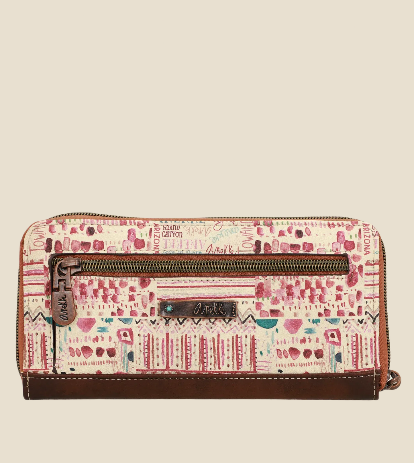 Arizona Wallet Brown Studs