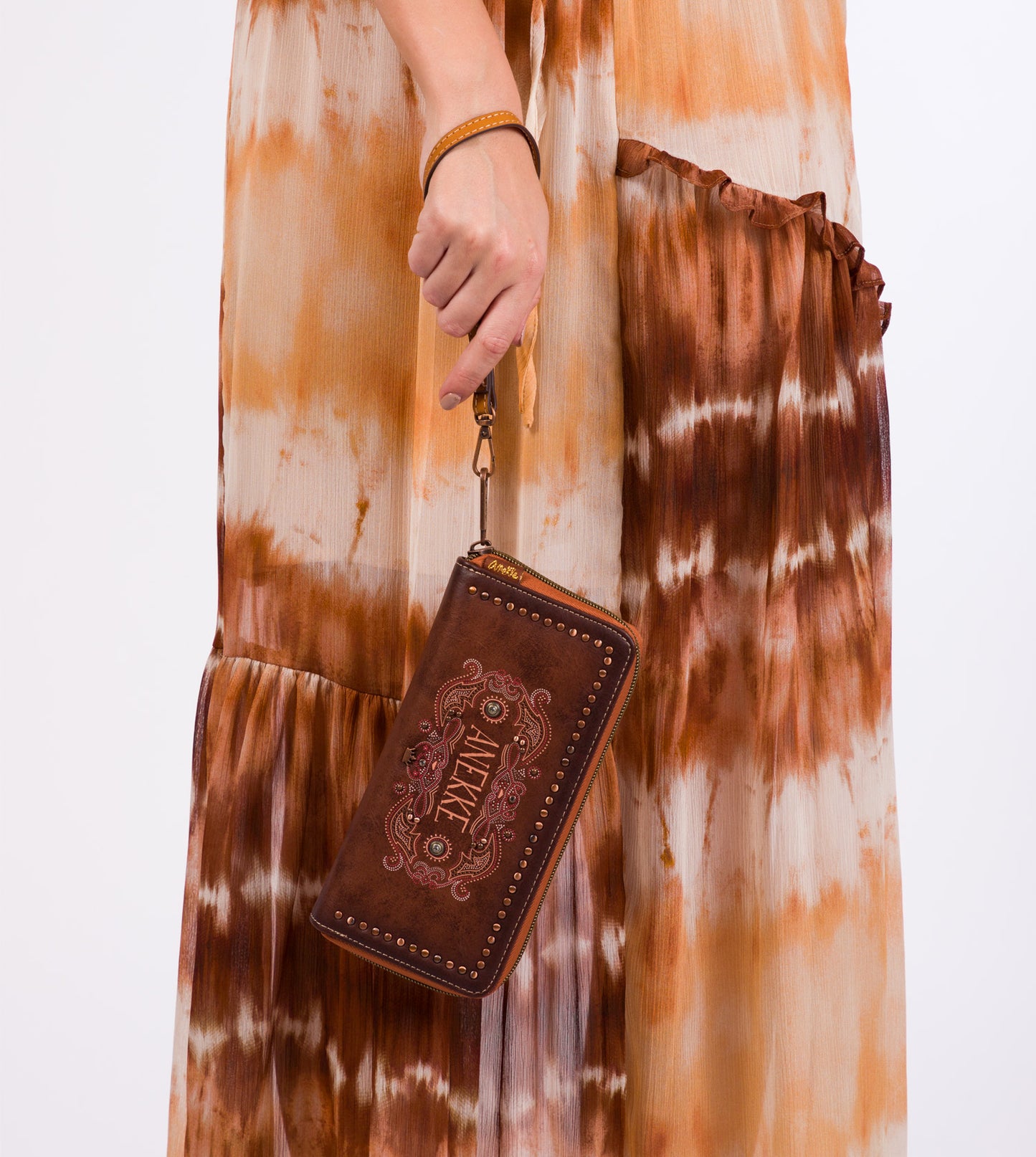 Arizona Wallet Brown Studs