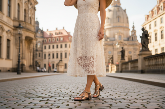 Alba Moda leren sandalen, antraciet, maat 41 - hak van 3 cm en bandsluiting, B-kwaliteit