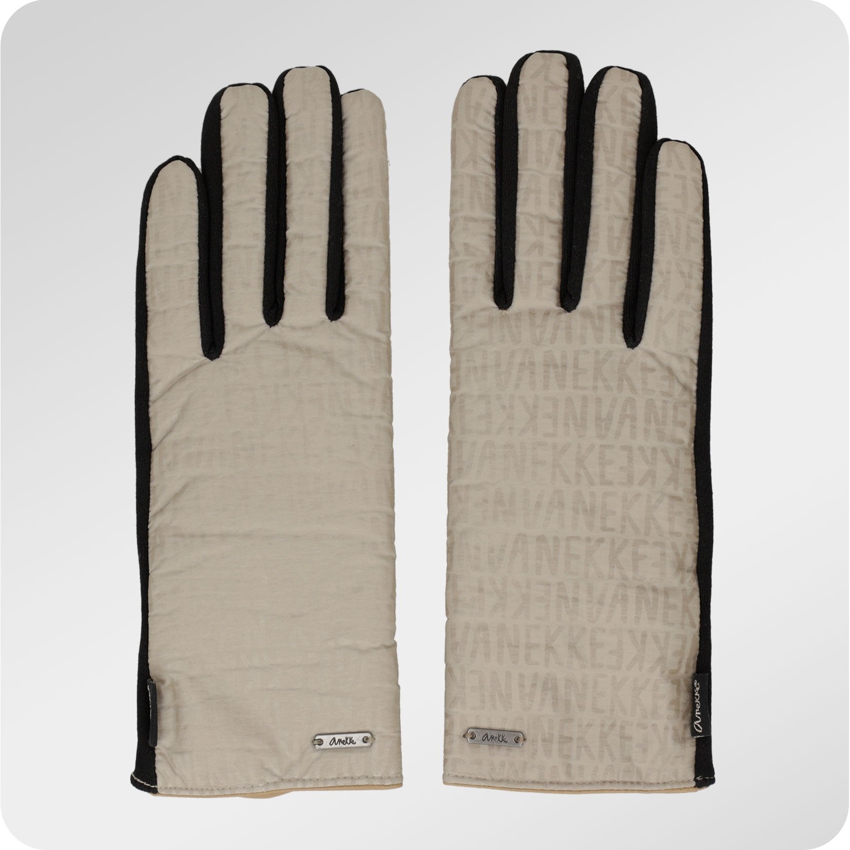 handschuhe modern Anekke Handschuhe Contemporary Beige-Schwarz