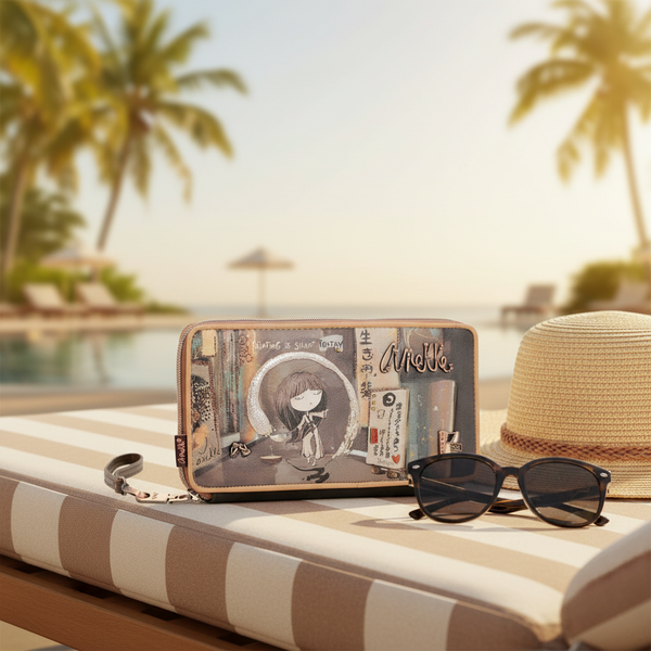 SHŌEN Reiseorganizer Beige/Taupe RFID