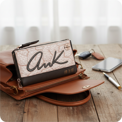 Kunstzinnig en veilig: SHŌEN Padded RFID-portemonnee