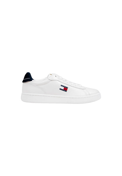 Tommy Hilfiger Jeans Sneakers Leder/Lederimitat Weiß - Schnürung Herren