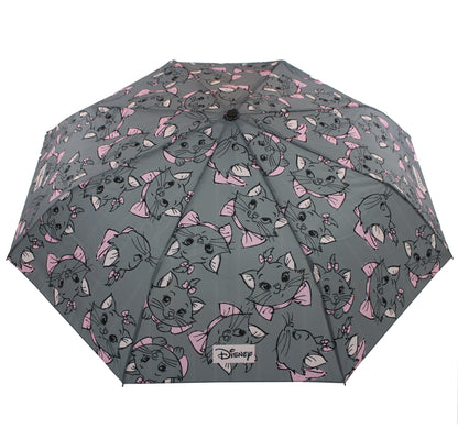 The Aristocats Marie Faltbarer Regenschirm - Grau mit Rosa Akzenten