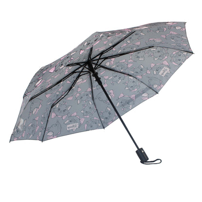 The Aristocats Marie Faltbarer Regenschirm - Grau mit Rosa Akzenten