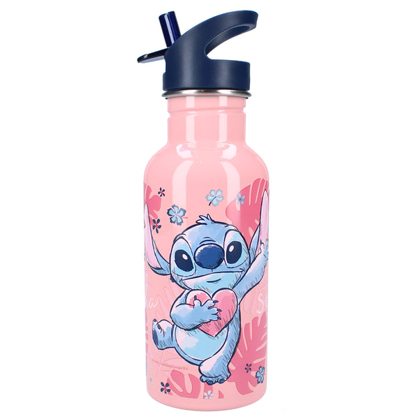 Disney Stitch Trinkflasche Rosa 500 ml