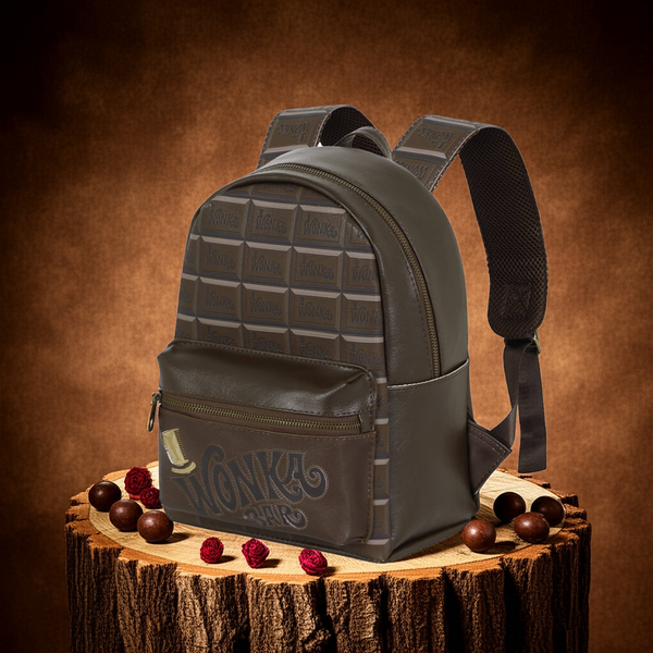 Charlie Schokoladenfabrik Wonka Rucksack Dunkelbraun