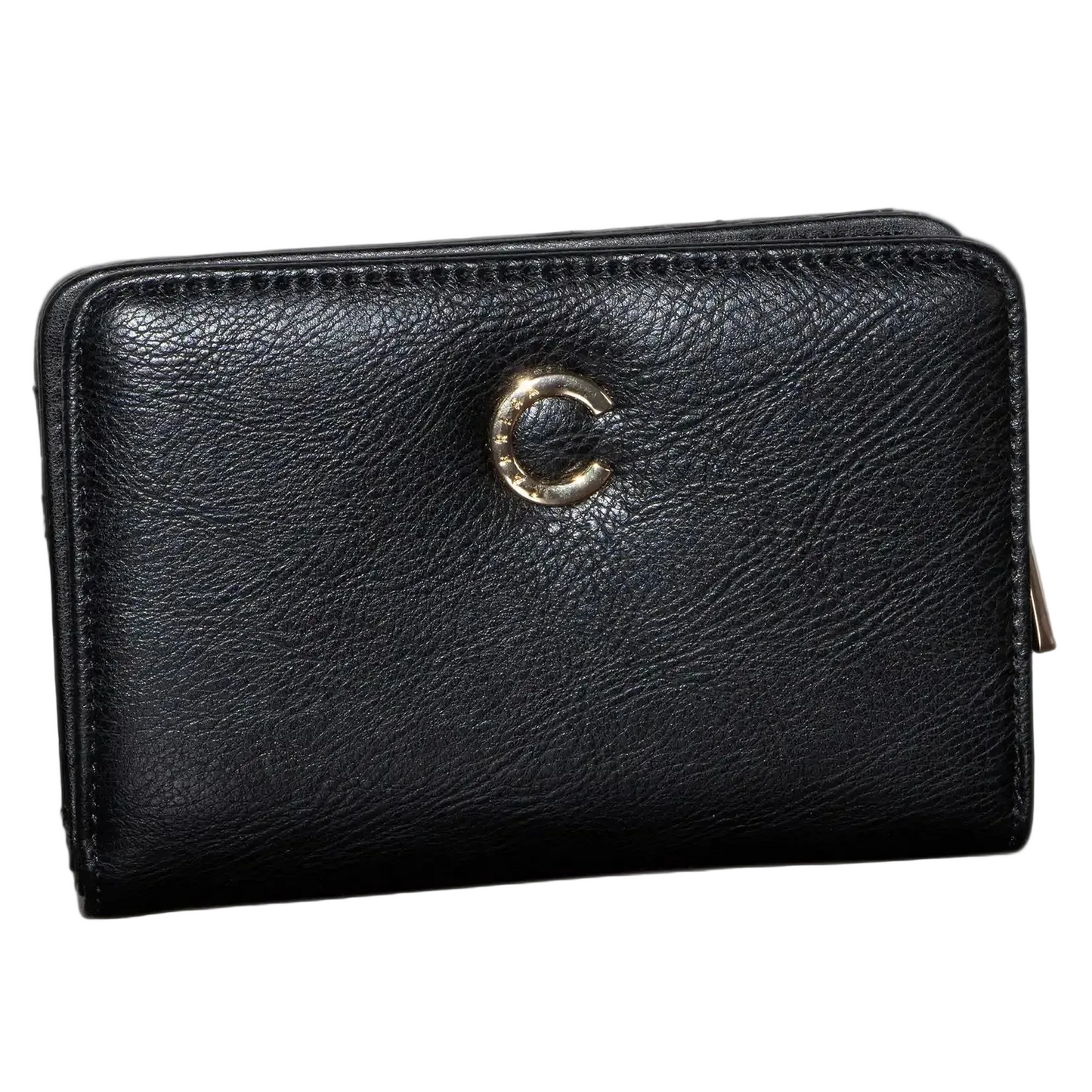 Portemonnaie Schwarz Nieten