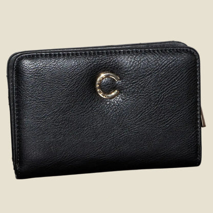 Portemonnaie Schwarz Nieten