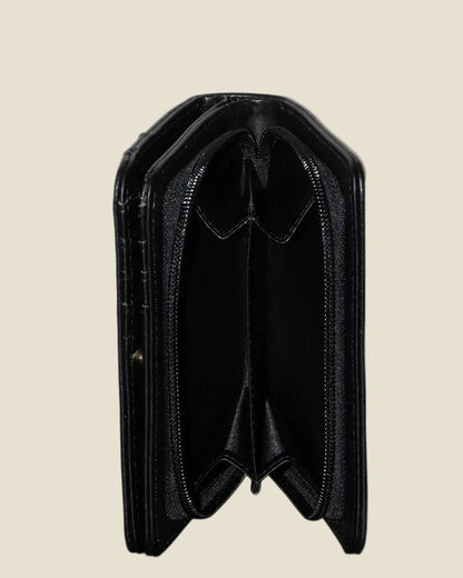 Portemonnaie Schwarz Nieten