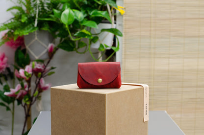 Kleine Geldbeutel Damen Minimalistisch Schlank Portemonnaie