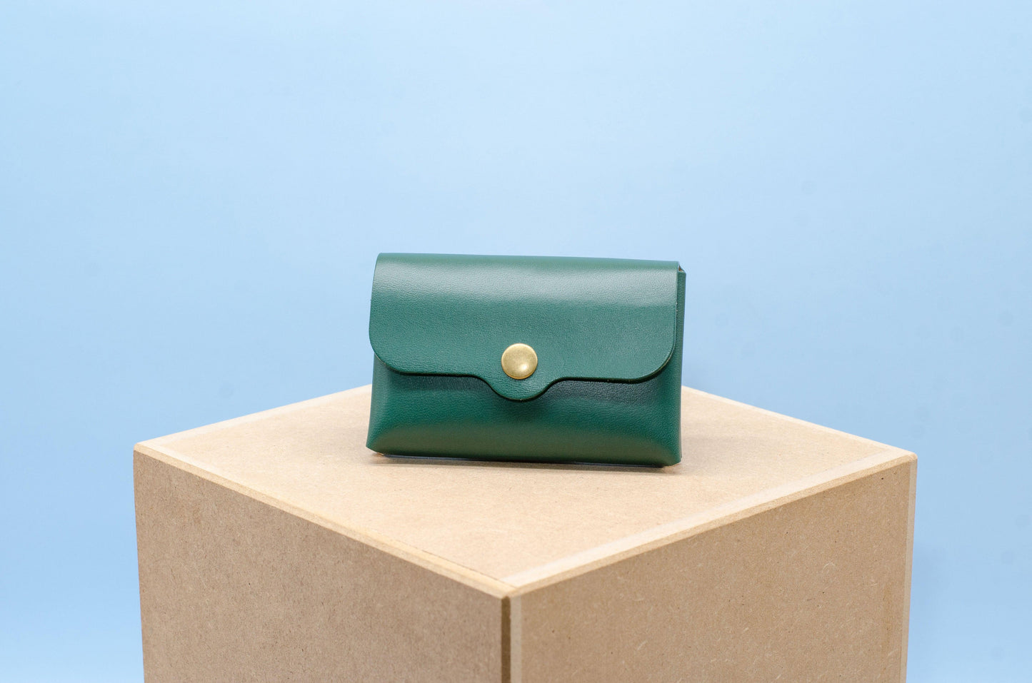 Handgefertigtes Leder Portemonnaie Unisex Kartenhalter Klein