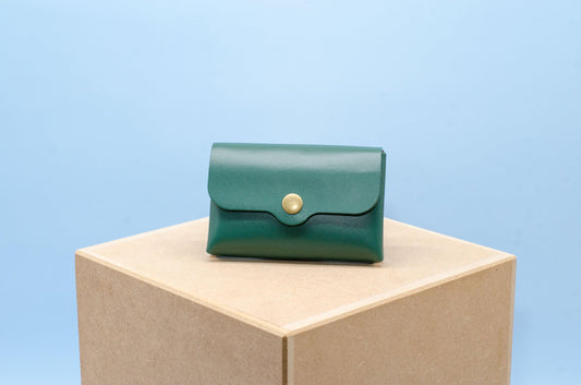 Handgefertigtes Leder Portemonnaie Unisex Kartenhalter Klein