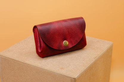 Kleine Geldbeutel Damen Minimalistisch Schlank Portemonnaie