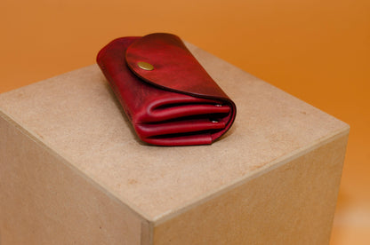 Kleine Geldbeutel Damen Minimalistisch Schlank Portemonnaie