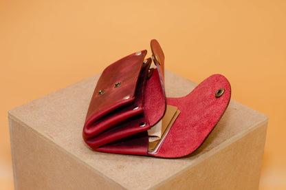 Kleine Geldbeutel Damen Minimalistisch Schlank Portemonnaie