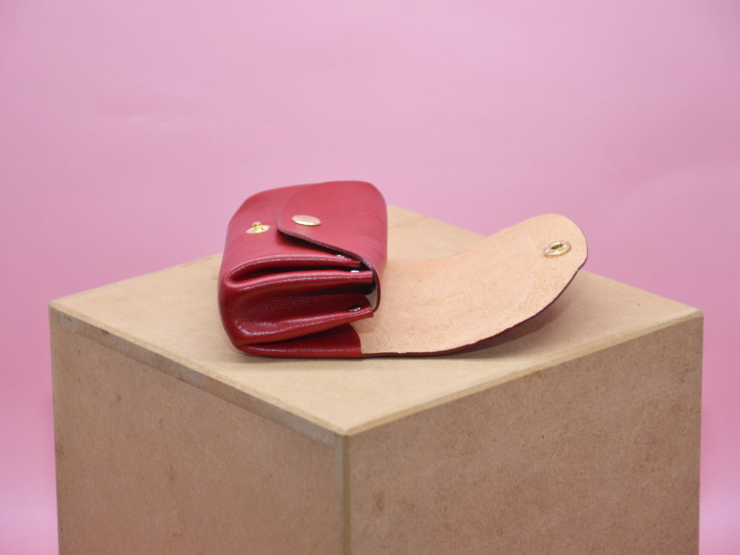 Minimalistisches Portemonnaie Frauen Klein Schlank Damen