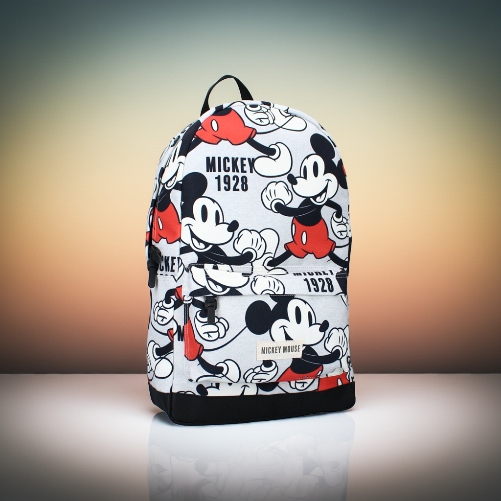 Adventurous &amp; stylish: Mickey Mouse backpack "So Real" 