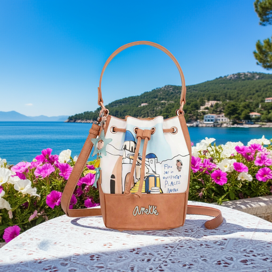 Charmant & praktisch: Schultertasche ''Mediterranean''