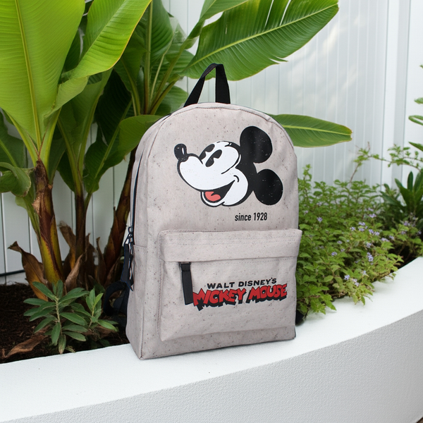 Mickey Mouse Backpack Grey "100 Years"