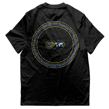 Techno Tribe Circle T-Shirt (unisex, schwarz)